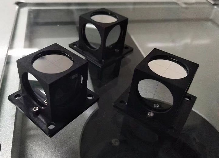 语荻光电 立方镜定制 外框 十字线 尺寸定制